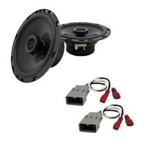 Harmony Master 300 Watts Rear Deck Replacement Speakers, 6-1/2"