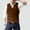 Orange, variant on KeShDi Summer Vest Tops for Men Men Fashion Blazer Solid Breasted Slim Waistcoat V-Neck Tank Coffee S