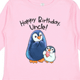 thumbnail image 4 of Inktastic Happy Birthday, Uncle- Cute Penguins Boys or Girls Long Sleeve Toddler T-Shirt, 4 of 5