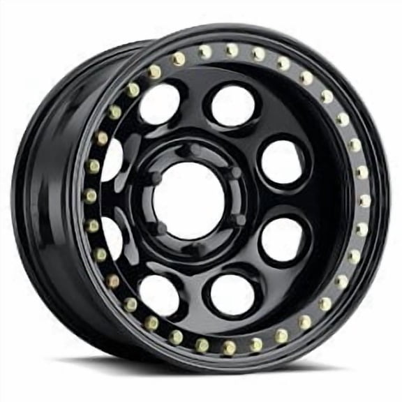 1 Raceline 17x9.5 5X5.00 -44 RT81 Rock 8 Gloss Black Wheel Rim