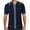 Navy, variant on Sngxgn Men's Short Sleeve Regular Fit Soft Polo Shirt(Navy,L)