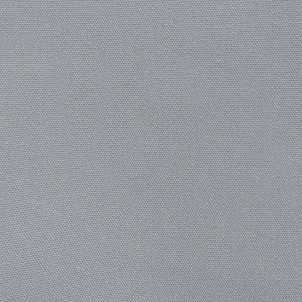 Ultimate Textile Cotton-feel 70 x 104-Inch Oval Tablecloth Grey
