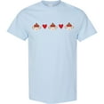 thumbnail image 3 of Inktastic Sock Monkey Heart Border T-Shirt, 3 of 5