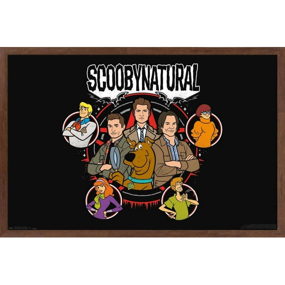 Scooby-Doo - Scoobynatural Wall Poster, 14.725" x 22.375", Framed