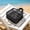 Black, variant on AUNVITO Travel Makeup Bag Large Capacity Women Portable Cosmetic Storage Pouch Handheld Bag for Outdoor Travel Vacation and Daily Use Organizer