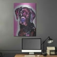 thumbnail image 5 of Luxe Metal Art 'Black Lab' by Dean Russo, Metal Wall Art, 24"x36", 5 of 9