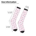 thumbnail image 2 of Fotbe Rose Flowers Calcetas Divertidas Estampadas para Hombre y Mujer, Calcetas de Algodón hasta la Rodilla para Caminar, Correr, Enfermería y Embarazo, 2 of 6