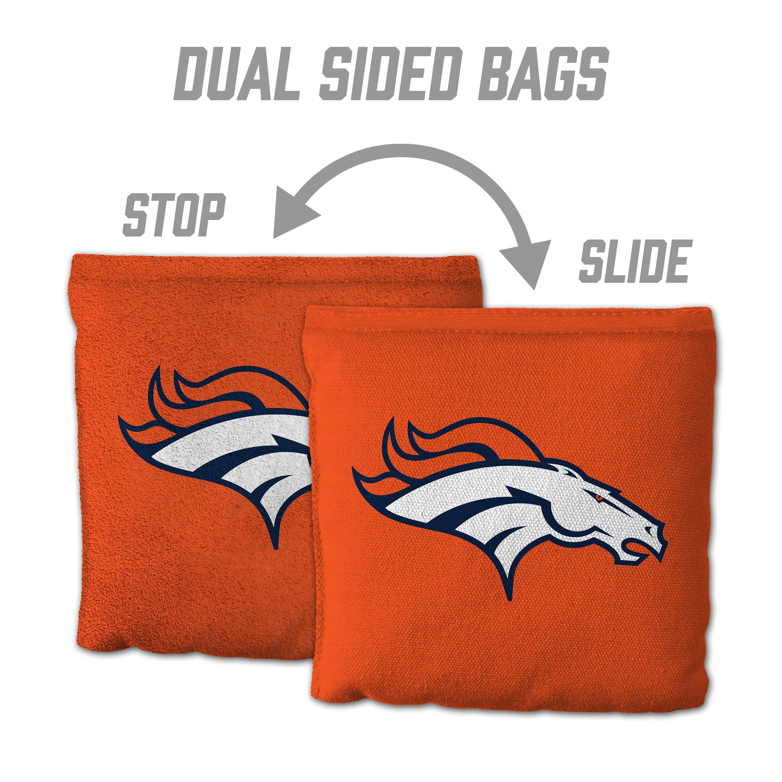 Denver Broncos 8pk Licensed Cornhole Bags