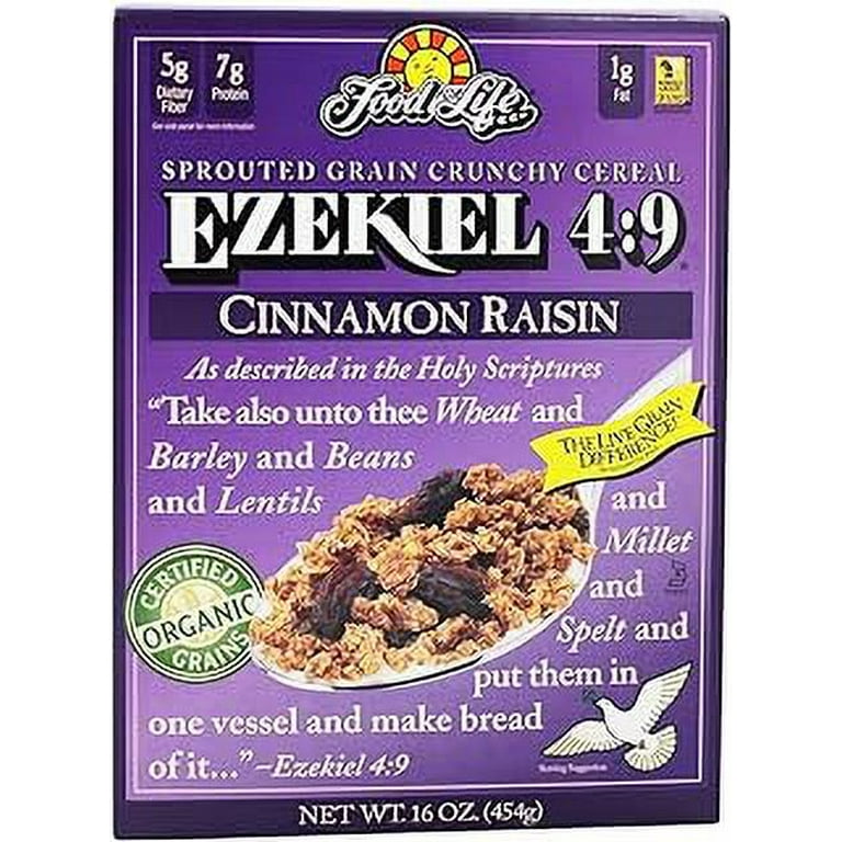 Food for Life Sprouted Whole Grain Cereal Variety Pack 16oz 4 Pack