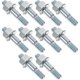 thumbnail image 3 of BRIGHTFUFU 10 juegos de tornillos de reparación integral para motosierra, tornillos de repuesto metálicos para la herramienta de montaje y mantenimiento de la barra de cadena (M8), 3 of 7