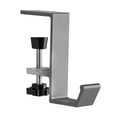 thumbnail image 2 of Metal Headphone Hook Headphone Hanger With Hooks Universal Aluminum Alloy Gaming Headphone Stand Under Desk Adjustable Desk Headphone Hanger Hook Hooks Home Decor, 2 of 7