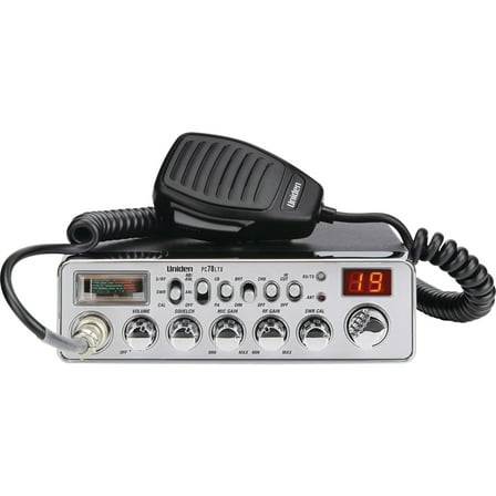 Uniden Bearcat 40-Channel CB Radio with SWR Meter, Chrome, PC78LTXPT