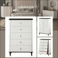 thumbnail image 4 of Chests, White & Brown Finish with Ample Storage Drawers | White+Walnut | Synthetic Wood, 4 of 6