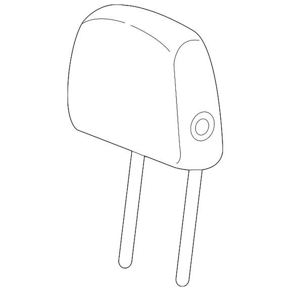 Genuine OEM GM Part # 84365843 Headrest