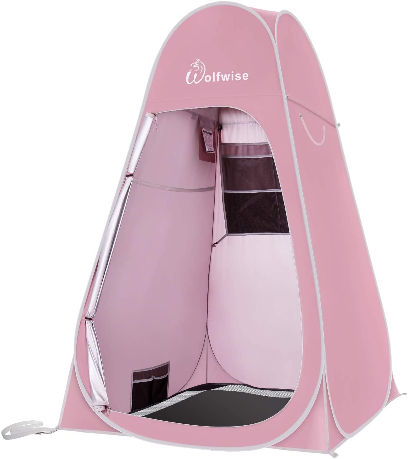 Wolfwise Portable Pop Up Privacy Shower Tent Spacious Changing Room For Camping Hiking Beach Toilet Shower Bathroom Walmartcom Walmartcom