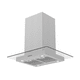 thumbnail image 1 of Campana Isla IHD ISOLA MIAMI 30 de 75 cm (30") Purificadora Cristal Acero Inox IHD Isola Miami 76 en acero inoxidable y cristal plano de isla, 1 of 11