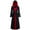 03-Black, variant on Vintage Witch Dress for Women Embroidered Renaissance Dresses Gothic Hooded Vampire Gown Dress Plus Size Long Peasant Dress