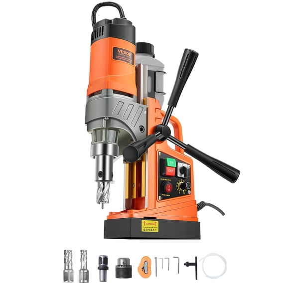 Taladro magnético VEVOR 1450W 40 mm de diámetro de perforación 12500N