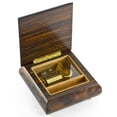 thumbnail image 2 of Hand-made 18 Note Italian Jewelry Box with Mandolin Wood Inlay - Row Your Boat, 2 of 2