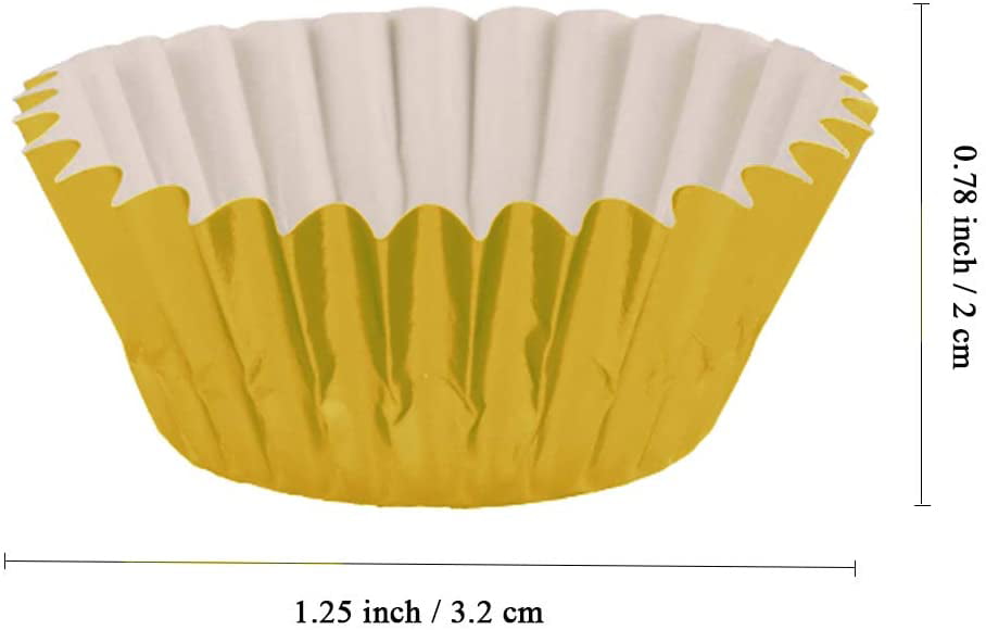 Ideal for Holidays and Parties 1000 Pack. Paper Arant 1 Inch White Cupcake Liners 