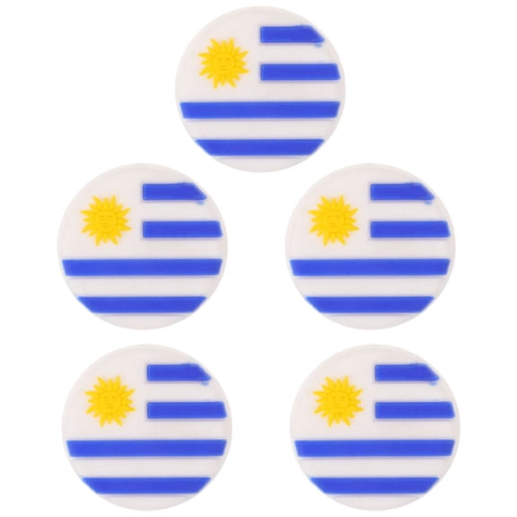 unbranded  5 Pcs Tennis Racket Vibration Dampener Shocking Absorber for Sports Badminton Dumbbells