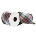 thumbnail image 3 of Vickerman 4" x 5 Yards Multi Cotton Plaid Taffetta Back Double Fused Ribbon., 3 of 5