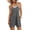 🔥 Dark Gray_New, variant on Dianli Jumpsuit Romper Womens Fashion Summer Solid Sleeveless Suspender Short Jumpsuit Adjustable Straps Pocketed Breathable One Piece Casual Beachwear Romper Outfit