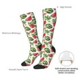 thumbnail image 4 of Naloa Watermelons Thigh High Socks Extra Long Stretchy Sock Women Over Knee High Opaque Stocking Daily Wear, 4 of 6