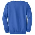 thumbnail image 2 of Mens Core Fleece Classic Crewneck Cotton/Poly fleece Sweatshirt Royal 3XL, 2 of 3