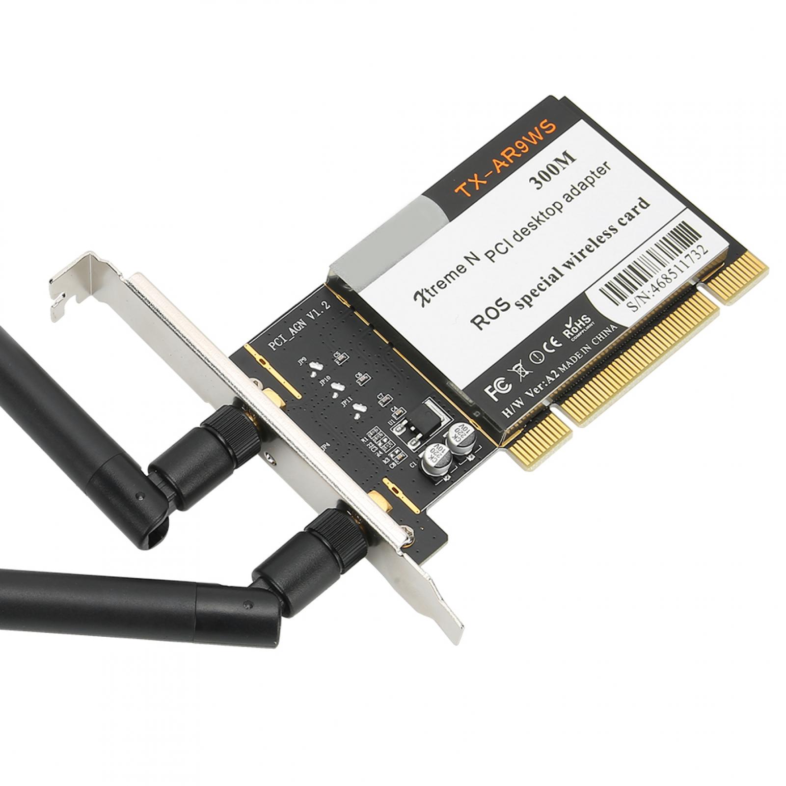 PCI Wifi Card Network Card, Ar9220 PCI Desktop Adapter, For Xp 32/64 - image 5 of 8