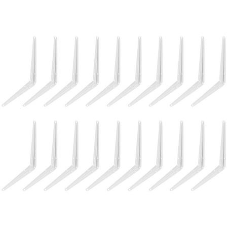 VERDANVERSE Shelf Supporter Iron White 20Pcs