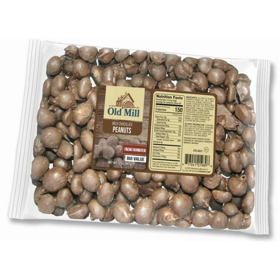 Old Mill Milk Chocolate Covered Peanuts Candy, 32 oz Bag