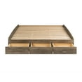 thumbnail image 6 of Prepac King Mate's Platform Storage Bed with 6 Drawers, Drifted Gray, 6 of 9