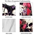 thumbnail image 4 of luoweisi Men's Beach Shorts Quick Dry Swim Trunks with Mesh Lining Couple Skulls L, 4 of 5