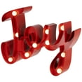 thumbnail image 5 of Northlight Lighted "Joy" Christmas Decoration - 11.25", 5 of 8