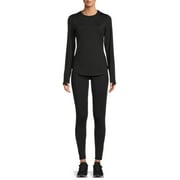 ClimateRight by Cuddl Duds Women's Arctic Proof Base Layer Top and Leggings, 2-Piece Thermal Set