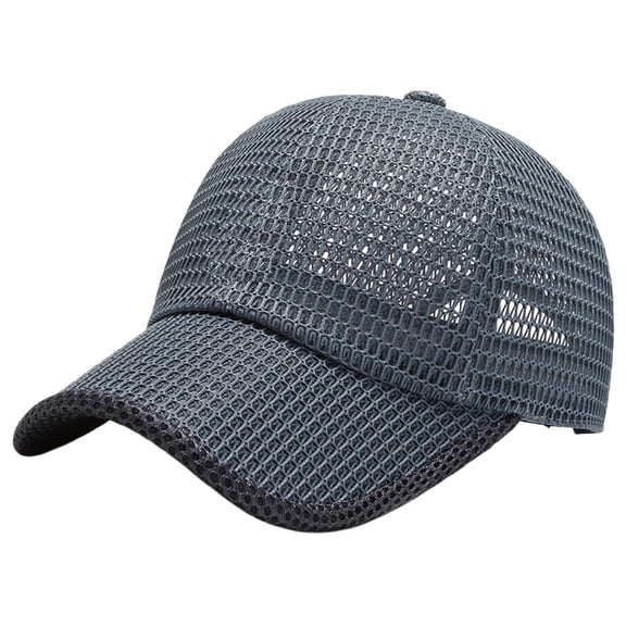Certgust Womens Baseball Cap Baseball Caps for Women Summer Mesh Breathable Full Cool Running Hat for Men Black Baseball Cap Dark Gray