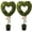 Green#2pc, variant on Balcony and Outdoor Planting Boxes, Combined Rose Planting Pots, Multi-Purpose Flower Containers for Outdoor Garden and Home Balcony Gardening