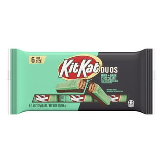 KIT KAT DUOS Dark Chocolate Mint Standard Size 1.5oz Candy Bar