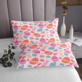 thumbnail image 3 of Erosebridal Girly Pink Happy Easter Coverlet Set Twin, Colorful Rabbit Eggs Bedding Set 2pcs, 3 of 5