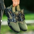 thumbnail image 4 of Pandaie Water Shoes Men Quick Drying Outdoor Hiking Barefoot Beach Shoes Boat Footwear for Diving Hiking Sailing Travel Wading Swimming Fishing Green 11, 4 of 8