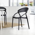 thumbnail image 4 of Compamia Sunset Patio Dining Chair in Black, 4 of 9