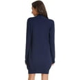 thumbnail image 4 of Grace Karin Classic Women's Solid Long Sleeve Open Front Long Knit Cardigan Sweaters with Pockets, 4 of 7