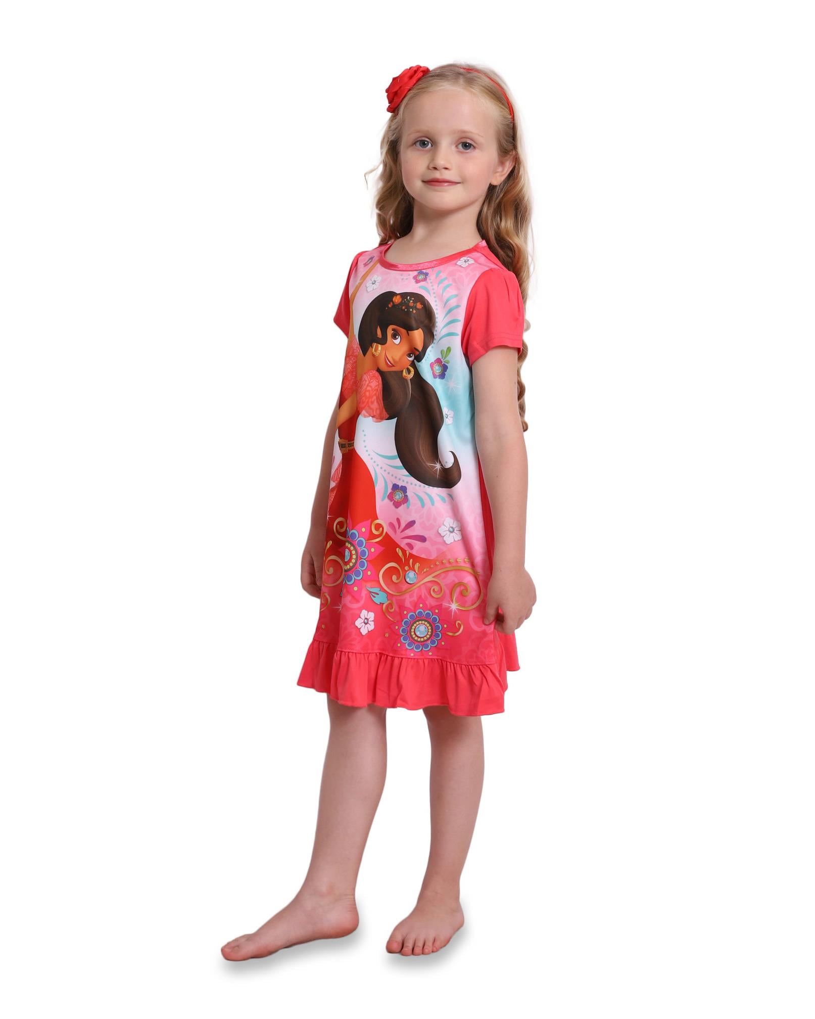 Disney Girls Elena of Avalor Nightgown with Matching Doll Gown
