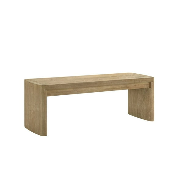 Best Master Furniture Bristol Mid-Century Dining Bench, Kepler Driftwood
