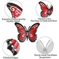 thumbnail image 2 of CHAO Piezas Mariposa de Metal Decoraciones de Pared de Mariposas de Metal Arte de Pared de Mariposas de Metal Decoración de Pared de Jardín de Mariposas de Metal para Valla de Jardín Sala de Estar Dec, 2 of 5