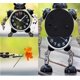 thumbnail image 3 of Reloj de Escritorio Robot Deformado Reloj Despertador Creativo Estudiante Pequeño Reloj Despertador Metal Plástico Mano Y Pie Se Pueden Girar Relojes de Escritorio (Color : Red) JFHHH pequeña, 3 of 5