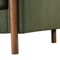 thumbnail image 4 of Christopher Knight Home 83.8" Teddy Velvet Upholstered Sofa, 3-Seater Couch with Curved Armrests, Wood Legs, Green, 4 of 10