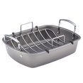thumbnail image 1 of Circulon Nonstick Roasting Pan / Roaster with Rack - 17 Inch x 13 Inch, Gray, 1 of 4