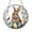 Acrylic 3.5 Inch, variant on Spring Animal Stained Glass Style Window Hanging, Bunny Art Panel, Decorative Glass Style Window Decor for Seasonal Home Accent